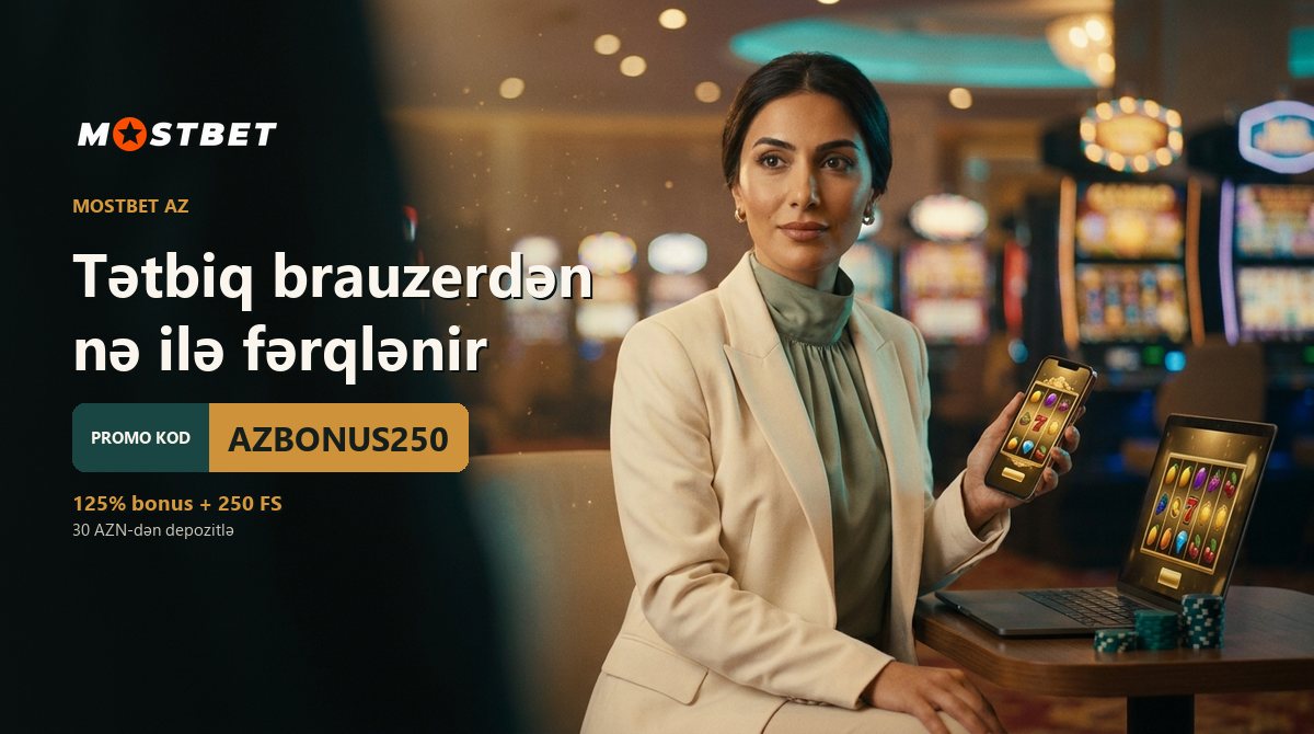 Tətbiq brauzerdən nə ilə fərqlənir — Mostbet AZ